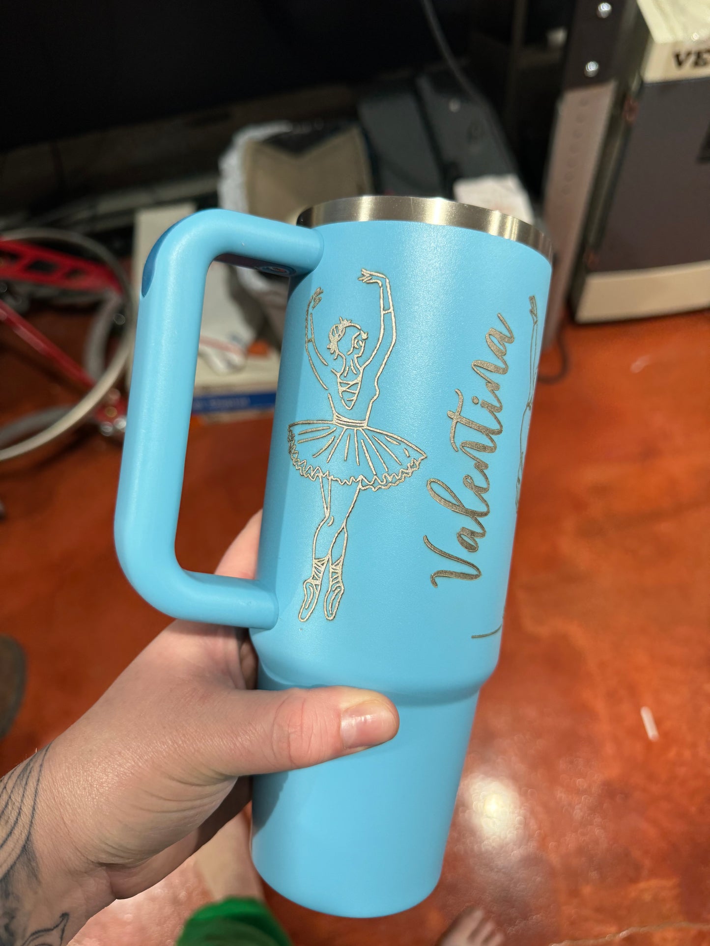 Uniquely Personalized - Custom Laser Engraved Stanley - 40oz