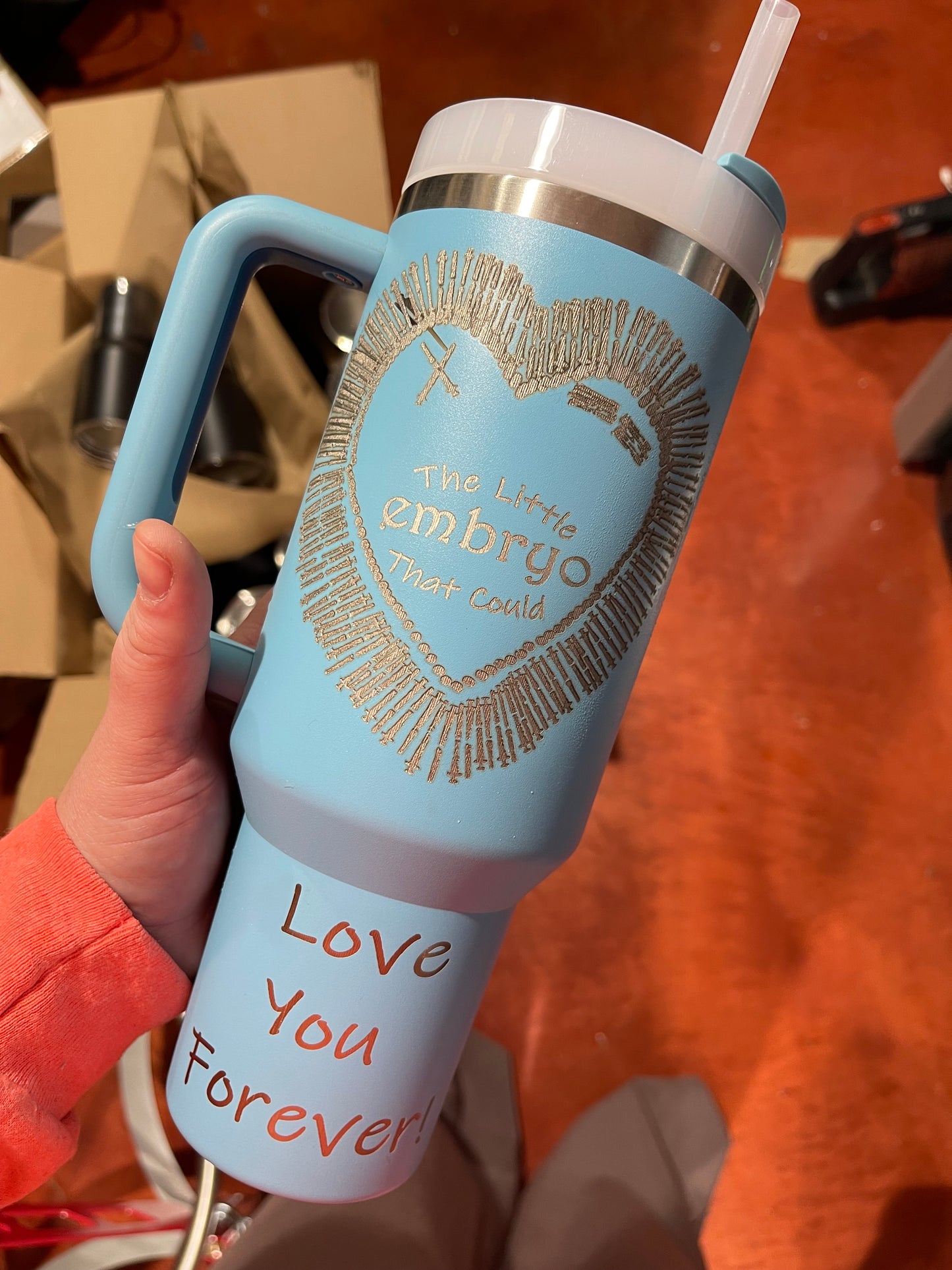 Uniquely Personalized - Custom Laser Engraved Stanley - 40oz