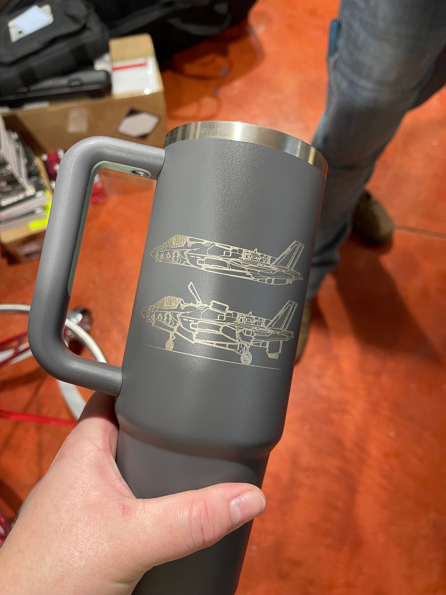 Uniquely Personalized - Custom Laser Engraved Stanley - 40oz