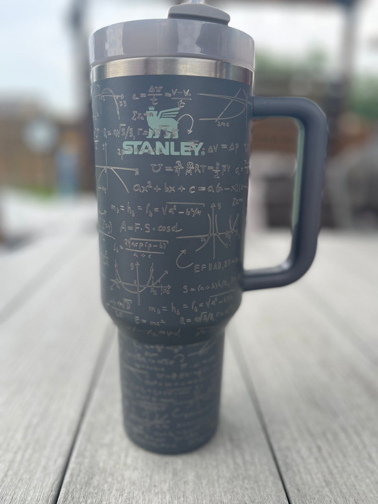 Math Equations - Custom Laser Engraved Stanley - 40oz