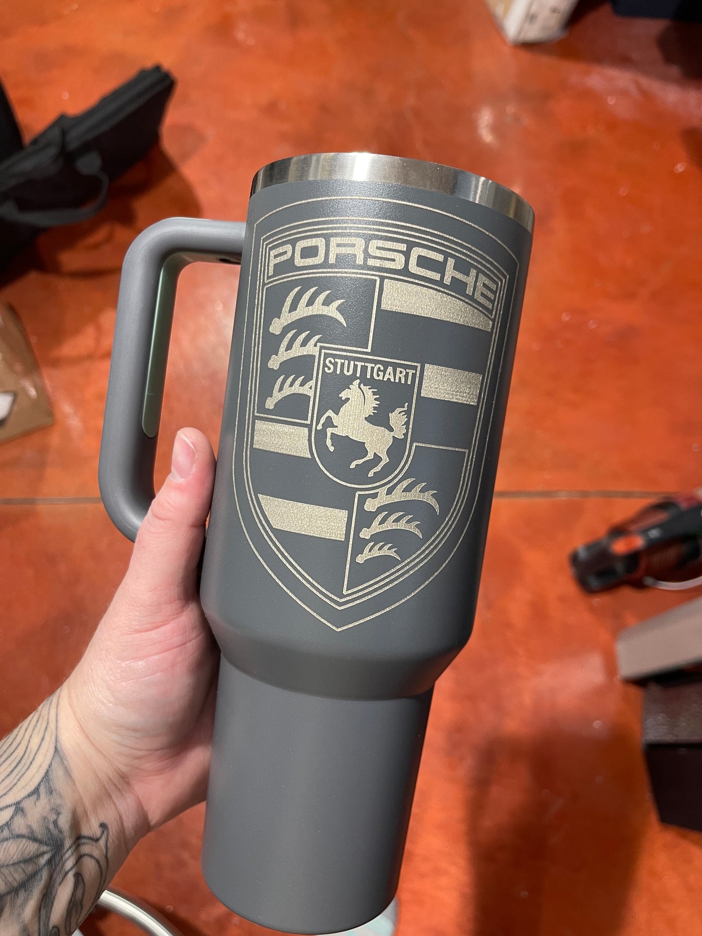 Uniquely Personalized - Custom Laser Engraved Stanley - 40oz